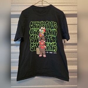 Chicago Bulls Black Graphic Short Sleeve Tee